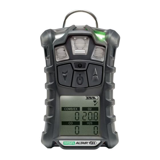 MSA ALTAIR 4 Manual De Instrucciones