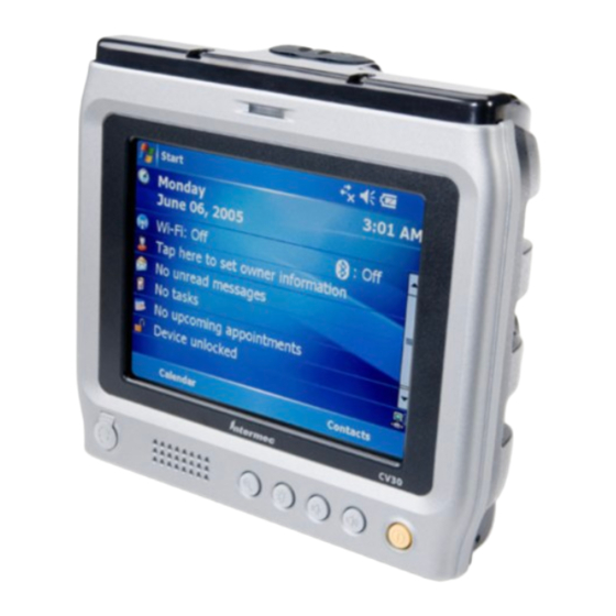Intermec CV30 Manual Del Usuario