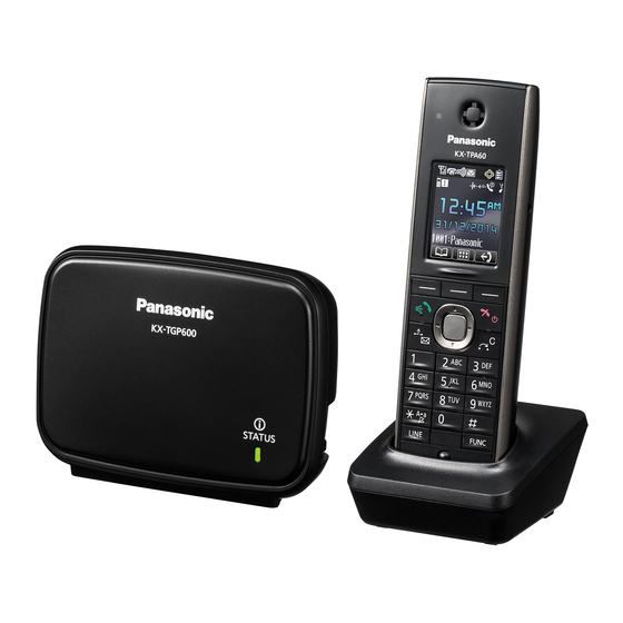 Panasonic KX-TGP600 Guia De Inicio Rapido