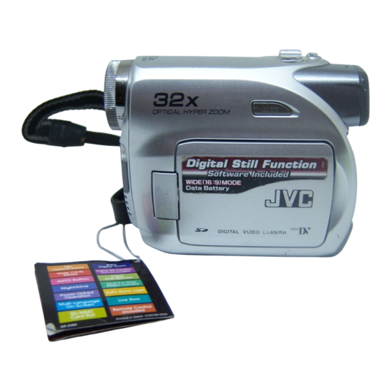 JVC GR-D395U Manual De Instrucciones