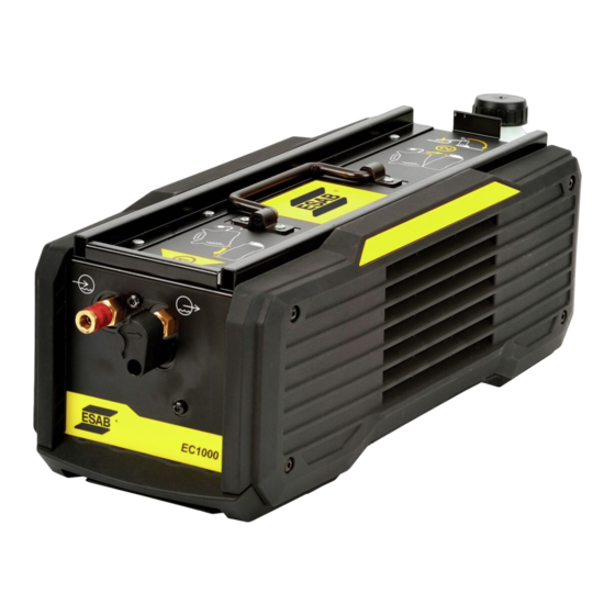 ESAB RENEGADE EC 1000 Instrucciones De Uso