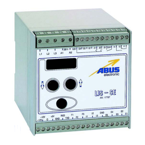 Abus LIS-SE Instrucciones De Servicio