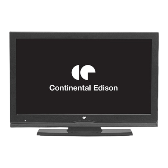 CONTINENTAL EDISON CETVLCD40FHDR3 Manual De Instrucciones