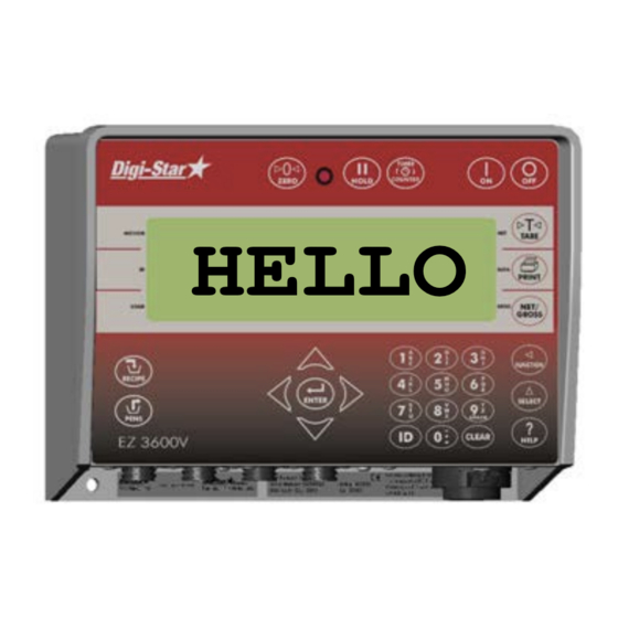 DIGI-STAR EZ3600V Manual Del Usuario