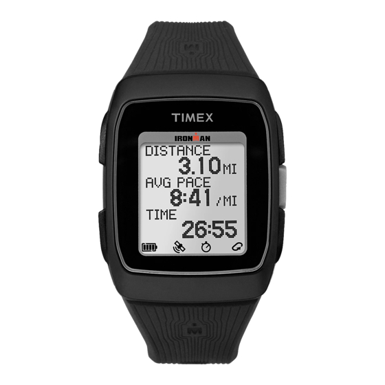 Timex IRONMAN GPS Guia Del Usuario