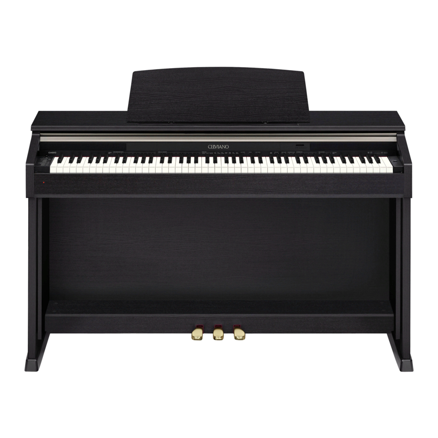 Casio Celviano AP-420 Guia Del Usuario