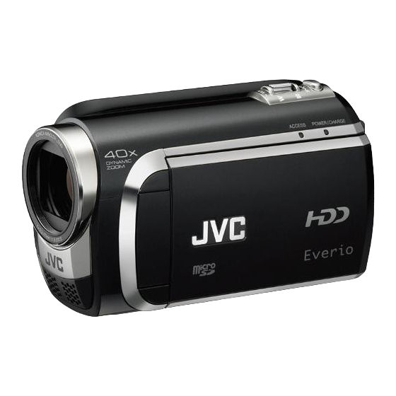 JVC GZ-MG680BE Manuales