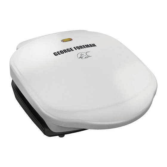 George Foreman GR10B Manual De Instrucciones