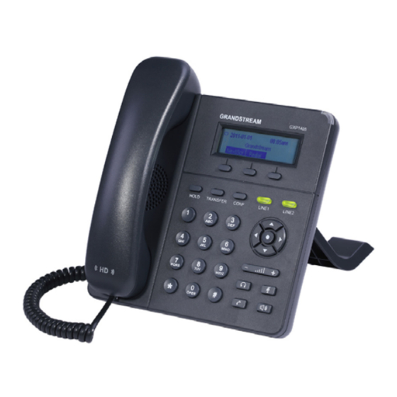 Grandstream GXP1400 Guía De Instalación Rápida