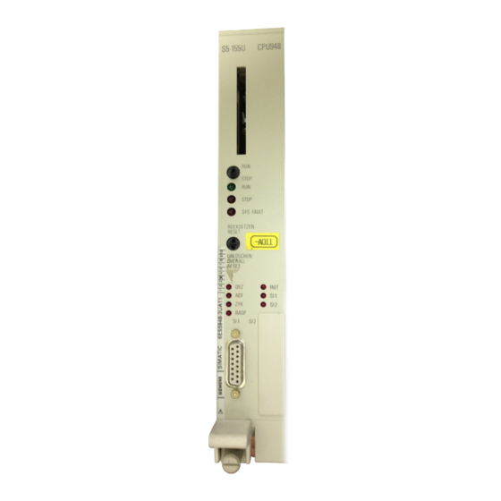 Siemens SIMATIC S5-135U Manual Del Sistema