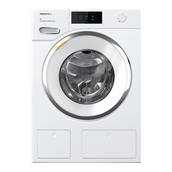 Miele WCR 860 WPS Guía Mecánica
