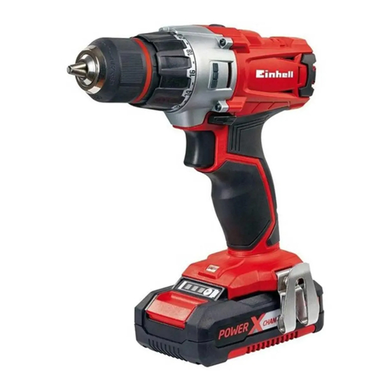 EINHELL TC-CD 18-2 Li Manual De Instrucciones Original