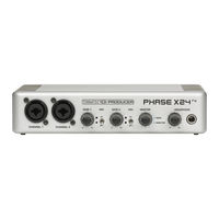 TerraTec PHASE X24 FW Manual Del Usuario