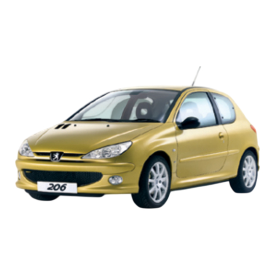 PEUGEOT 206 2003 Manual De Instrucciones