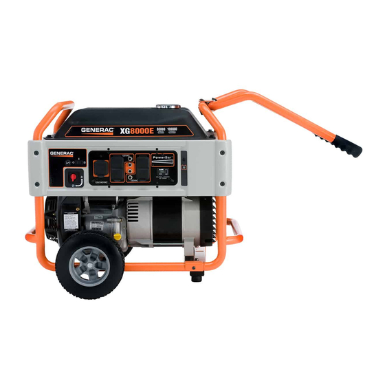 Generac XG Serie Manual Del Propietário