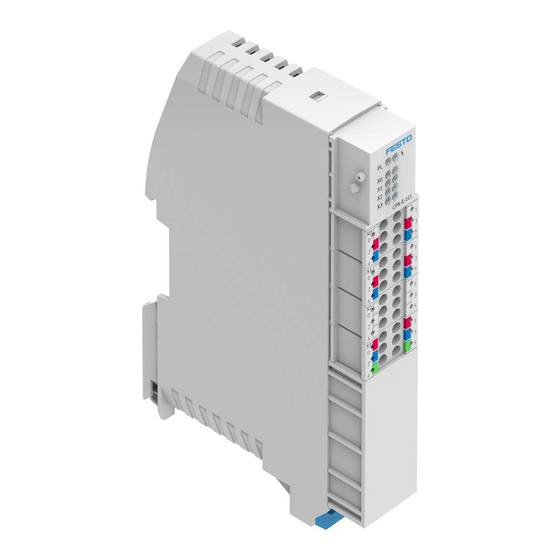 Festo CPX-E-1CI Manual Del Usuario