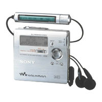 Sony MZ-R909 Manual De Instrucciones