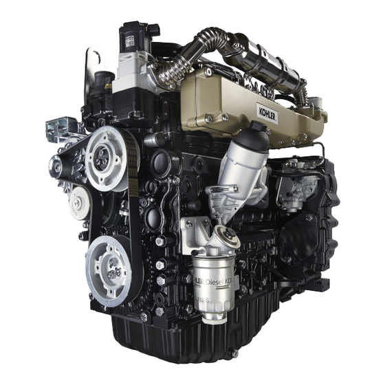 Kohler KDI 3404TCR-SCR Manual De Uso Y Mantenimiento