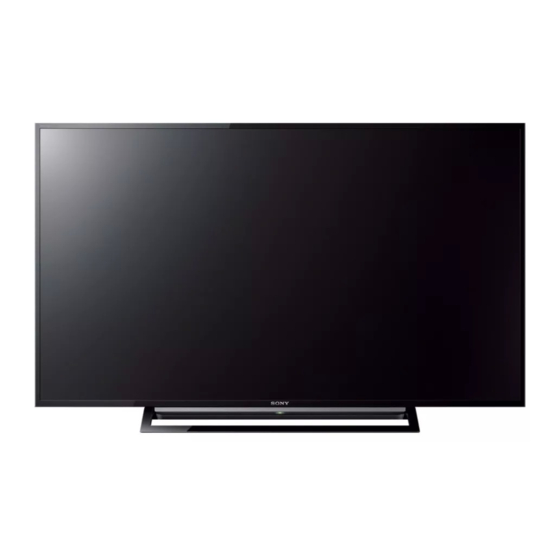 Sony BRAVIA KDL-48R479B Manual De Instrucciones