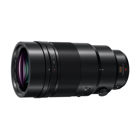 Panasonic Lumix H-ES200E Instrucciones De Operación