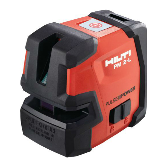 Hilti PM 2-L Manual De Instrucciones