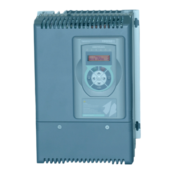 gefran SIEIDrive TPD32-EV Manual De Instrucciones
