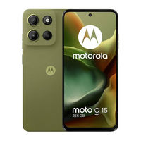 Motorola moto g15 Manual Del Usuario