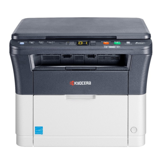 Kyocera ECOSYS FS-1020MFP Guía De Uso