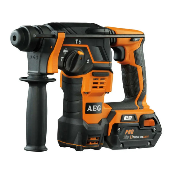 AEG BBH 18 Manual Original