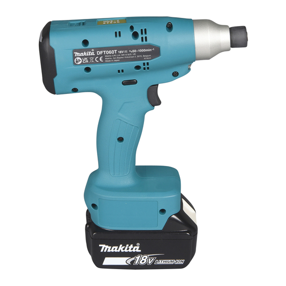 Makita DFT060T Manuales