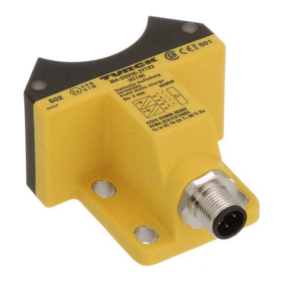 turck NI4-DSU35-2Y1X2 Manual De Instrucciones