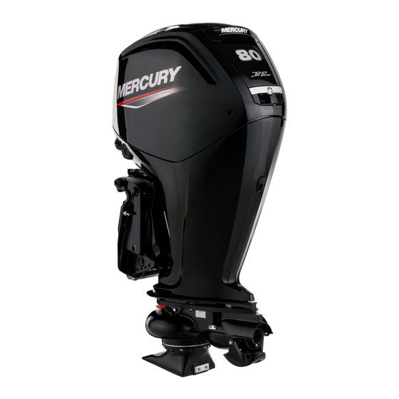 Mercury Marine 80 Jet OptiMax Manual Del Usuario