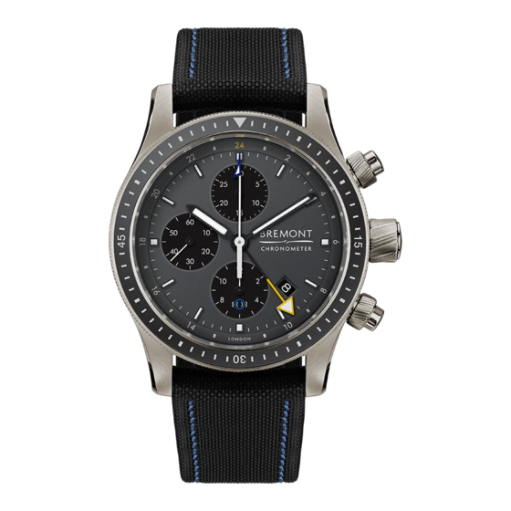 Bremont 247 TI-GMT Manuales