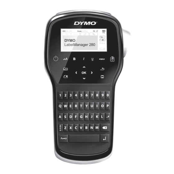 Dymo LabelManager 280 Guía De Consulta Rápida