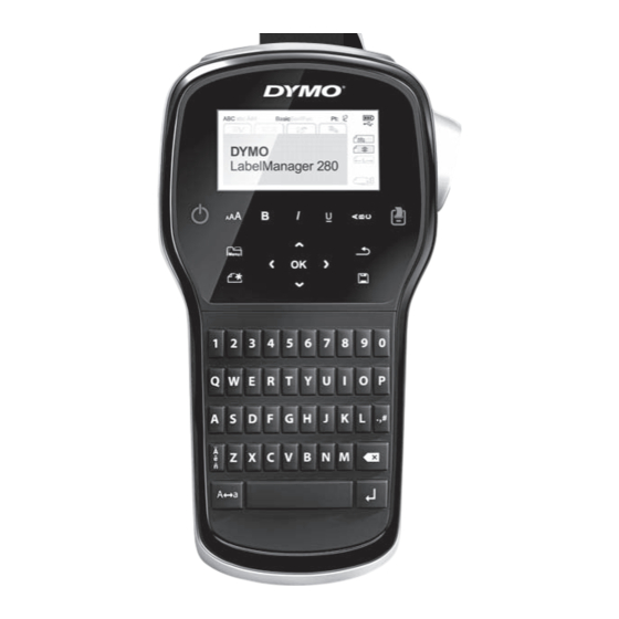 Dymo LabelManager 280 Guía De Referencia Rápida