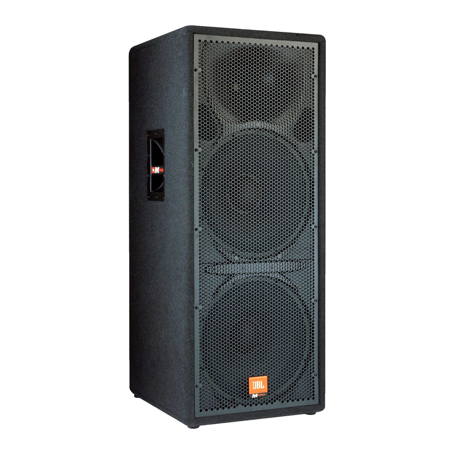 Harman JBL MPro 200 Serie Manuales