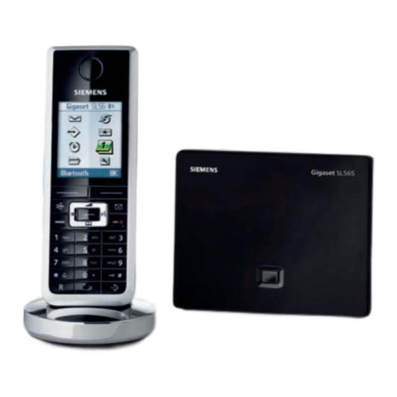 Siemens Gigaset SL560 Manual Del Usuario