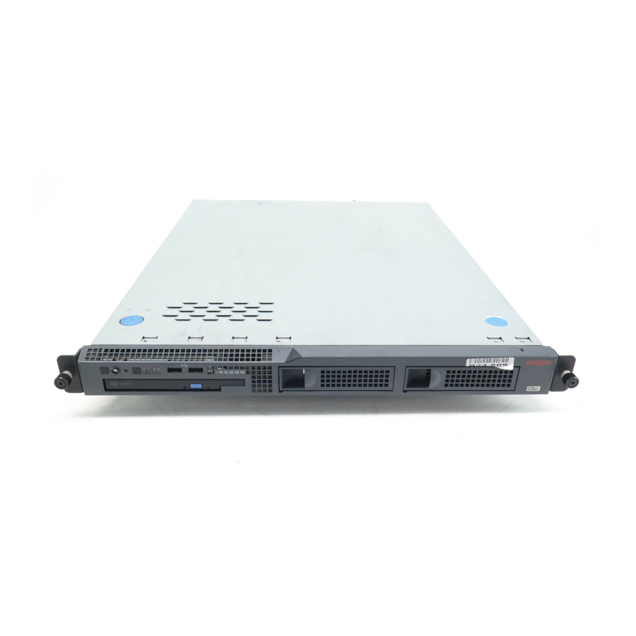 Avaya S8500 Inicio Rápido