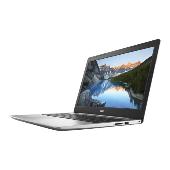 Dell Inspiron 15 5000 Configuración Y Especificaciones