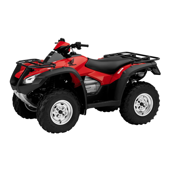 Honda TRX680FA Manual Del Propietário