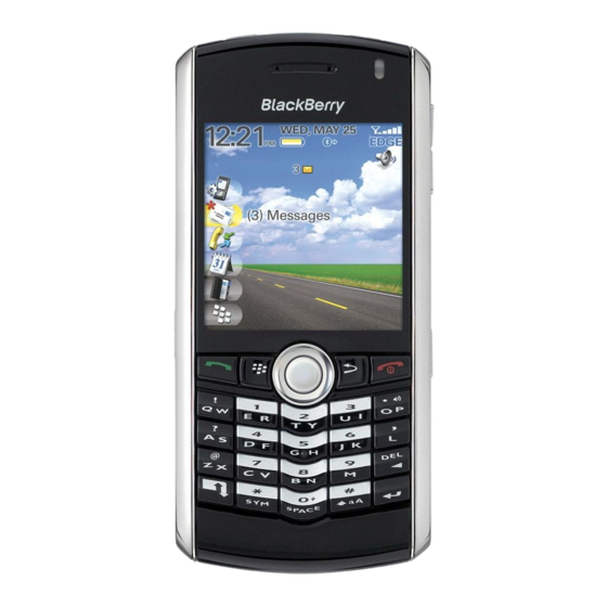 Blackberry 8100 Manual Del Usuario