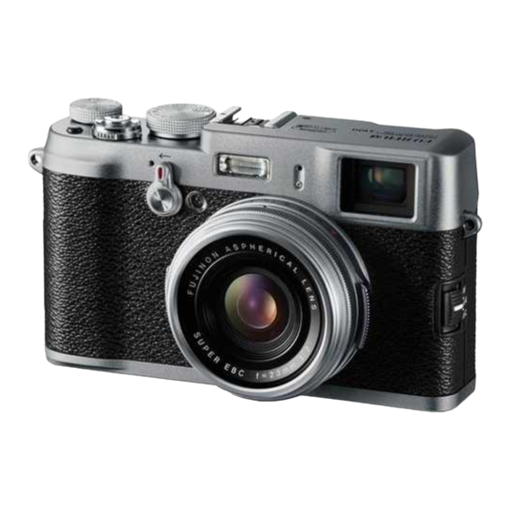 FujiFilm FINEPIX X100 Manual De Instrucciones