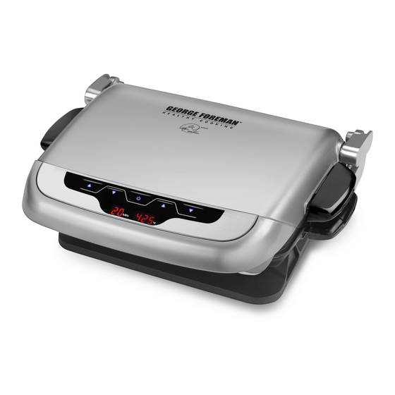 George Foreman Evolve GFP84BP Manual De Instrucciones