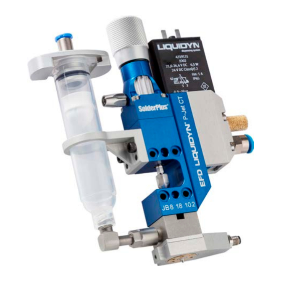 Nordson EFD Liquidyn P-Jet SolderPlus Manual De Instrucciones