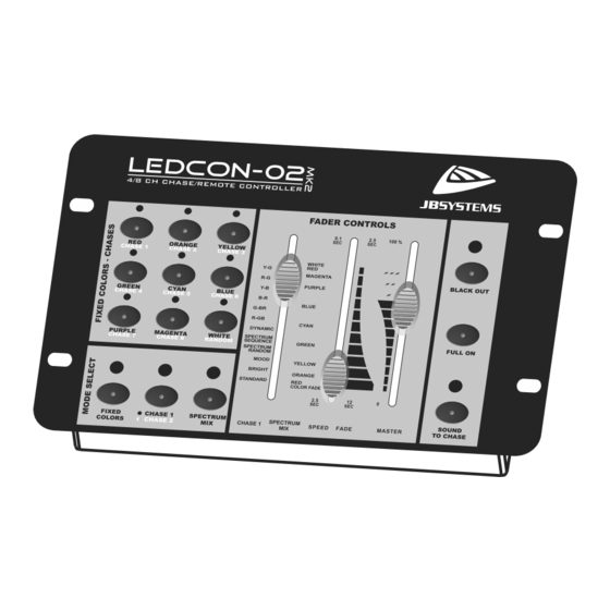 JB Systems LEDCON-02 MK2 Manual De Instrucciones