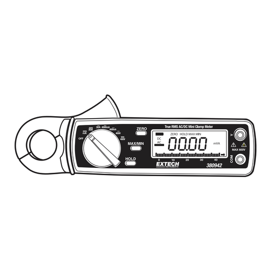 Extech Instruments 380942 Manual De Instrucciones