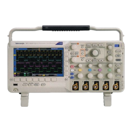 Tektronix DPO2000 Serie Instalación