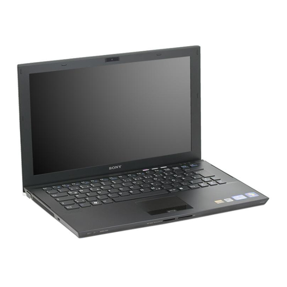 Sony Vaio VPCZ2 Serie Guia Del Usuario