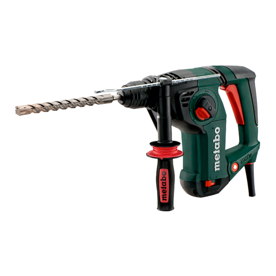 Metabo KHE 3250 Instrucciones De Manejo
