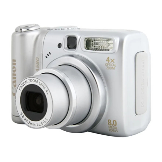 Canon PowerShot A580 Guia Del Usuario